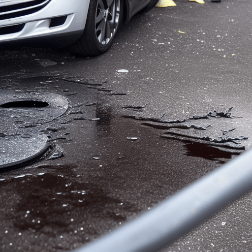 oil leaking from car